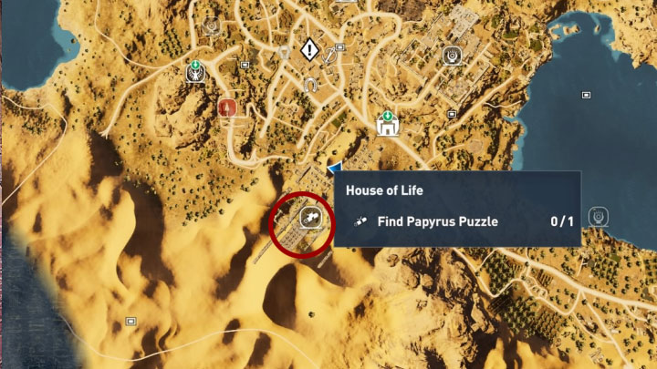 Papirus ten odnajduje się w lokacji House of Life w prowincji Siwa - Papirusy Siwa | Assassins Creed Origins - Assassins Creed Origins - poradnik do gry