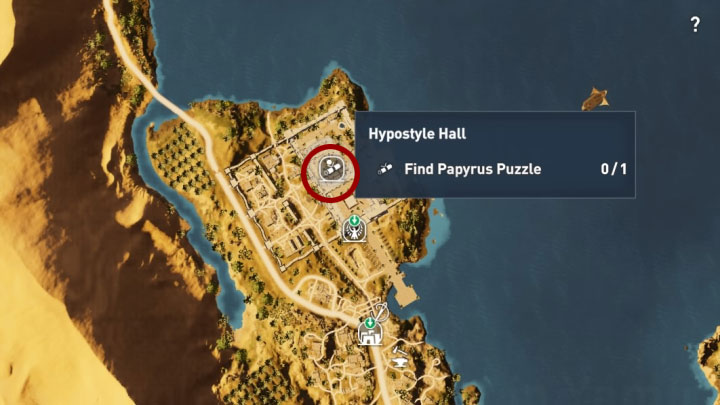 Papirus ten odnajduje się w lokacji Hypostyle Hall w prowincji Lake Mareotis - Papirusy Lake Mareotis | Assassins Creed Origins - Assassins Creed Origins - poradnik do gry