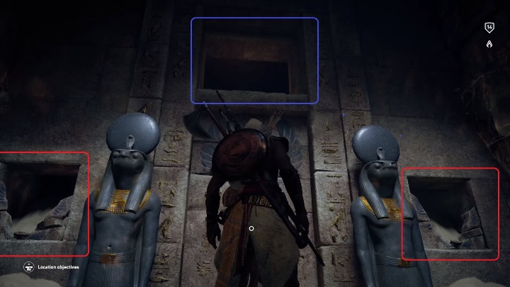 Trafisz do pomieszczenia pełnego skarbów - Grobowiec Chufu - Tomb of Khufu | Giza | Grobowce | Assassins Creed Origins - Assassins Creed Origins - poradnik do gry