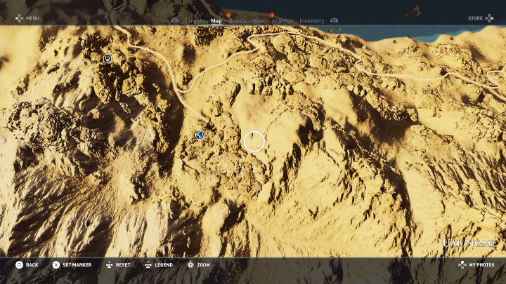 W prowincji Uab Nome czeka na ciebie jeden grobowiec - Grobowiec Cynika - Tomb of the Cynic | Nom Uab | Grobowce | AC Origins - Assassins Creed Origins - poradnik do gry