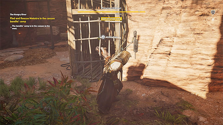 Przyniesienie wszystkich ciał nie zakończy zadania, bo musisz jeszcze uratować Meketre z obozu bandytów - Kanopos Nome Zadania poboczne, mapa questów | Solucja Assassins Creed Origins - Assassins Creed Origins - poradnik do gry