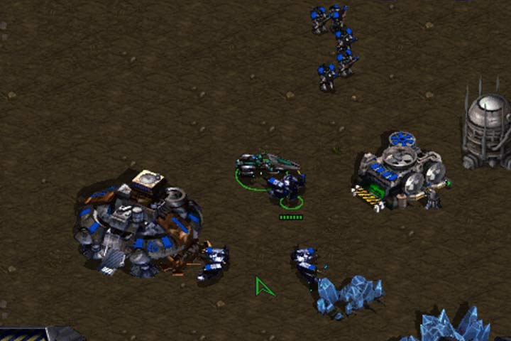 Pojazd Raynora może zostać naprawiony przez SCV. - Misja 1 - Wasteland | Kampania Terran | StarCraft Remastered - StarCraft: Remastered - poradnik do gry