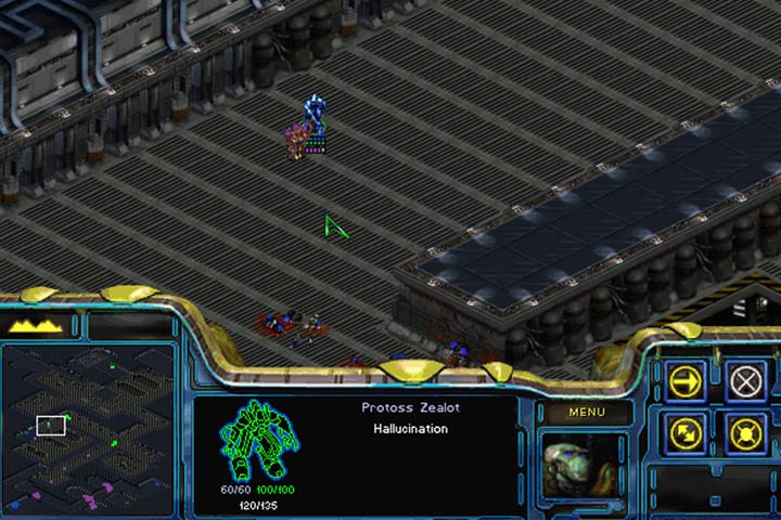 Najłatwiejszy sposób na pozbycie się Zainfekowanych Terran to użycie iluzji swoich wojsk. - Misja 6 - Into the Darkness | Kampania Protosów | StarCraft Remastered - StarCraft: Remastered - poradnik do gry
