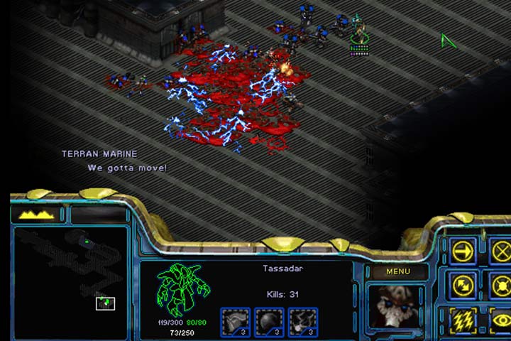Użyj umiejętności Tassadara, Psionic Storm, na grupach Zergów. - Misja 6 - Into the Darkness | Kampania Protosów | StarCraft Remastered - StarCraft: Remastered - poradnik do gry