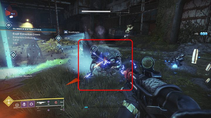 Na powyższym obrazku można zauważyć urządzenie wydobywcze, które należy zniszczyć. - Destiny 2: Heroiczne wydarzenia publiczne - Destiny 2 - poradnik do gry