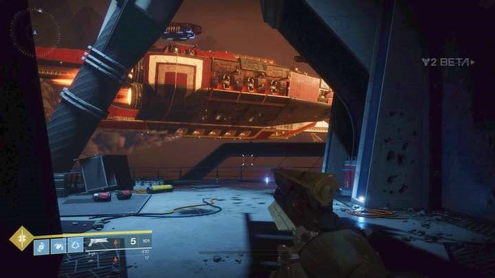 Wejście na lądowisko. - Destiny 2: Powrót do domu, Początek - solucja, opis przejścia - Destiny 2 - poradnik do gry