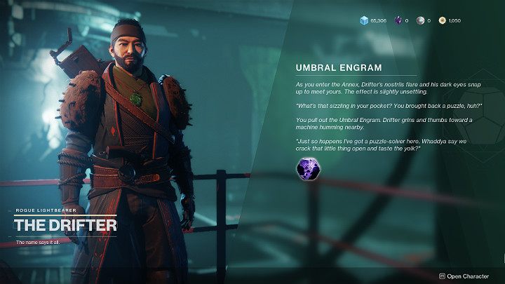 Po pomyślnym zakończeniu publicznego wydarzenia Contact możesz wrócić do The Tower i porozmawiać z Drifterem - Destiny 2: Engramy - jak rozkodować? - Destiny 2 - poradnik do gry