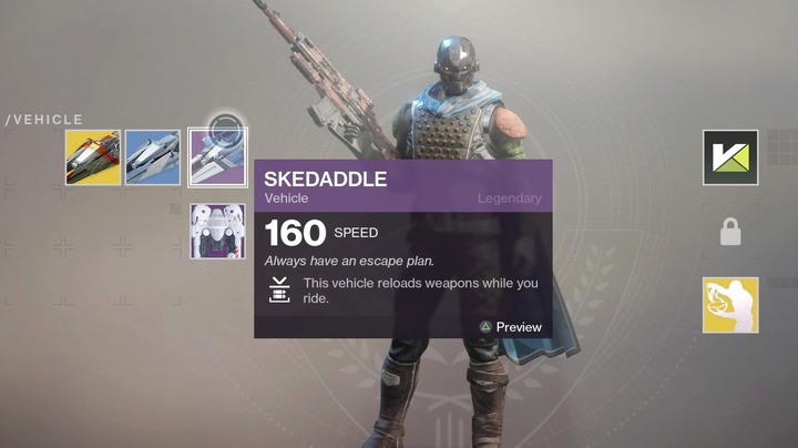 Możesz znaleźć się w posiadaniu różnych pojazdach o różnych parametrach i cechach - Destiny 2: Pojazd (Sparrow) - jak zdobyć i używać? - Destiny 2 - poradnik do gry