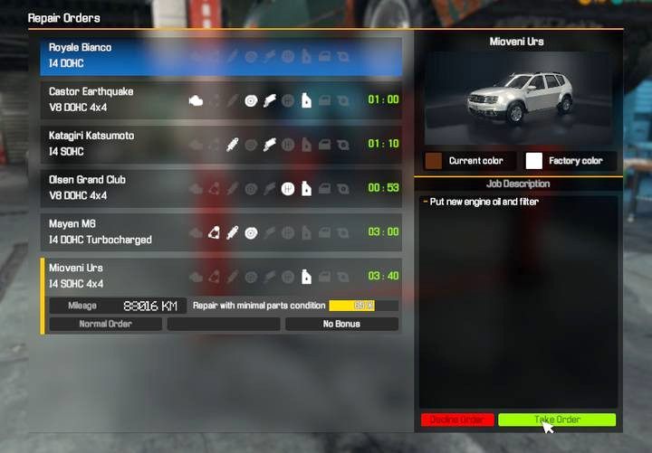 Przy pobieraniu zlecenia NIE JESTEŚ informowany, ile doświadczenia możesz otrzymać za jego wykonanie. - Doświadczenie i umiejętności | Podstawy rozgrywki Car Mechanic Simulator 2018 - Car Mechanic Simulator 2018 - poradnik do gry