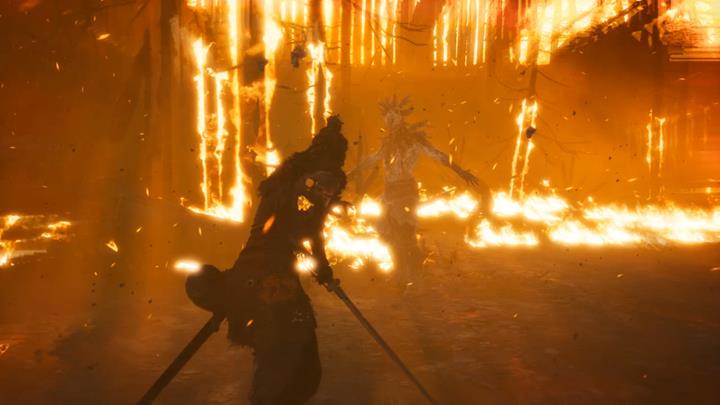 Czeka cię potyczka ze słabymi wrogami - szybko na nich zaszarżuj i wykończ silnymi atakami. - Hellblade Senuas Sacrifice: Trzecie płomienne wrota, Siedziba Surta - Hellblade: Senuas Sacrifice - poradnik do gry