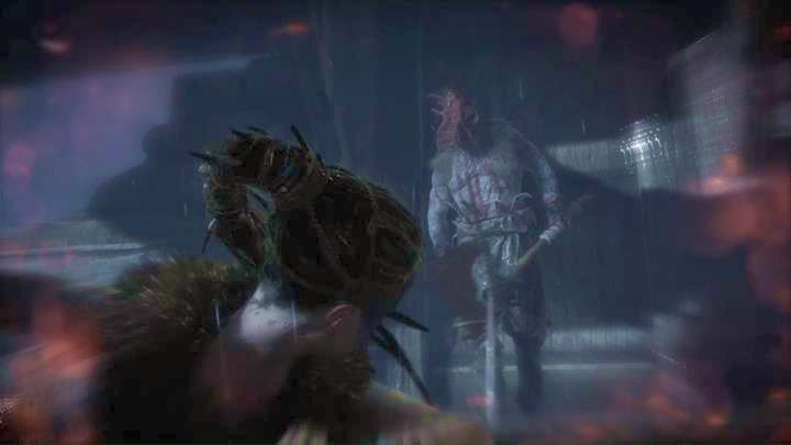 Gdy wbiegniesz do wieży, zostaniesz powalony przez olbrzyma. - Hellblade Senuas Sacrifice: Otwarcie wrót, Podóż do Helheim - Hellblade: Senuas Sacrifice - poradnik do gry