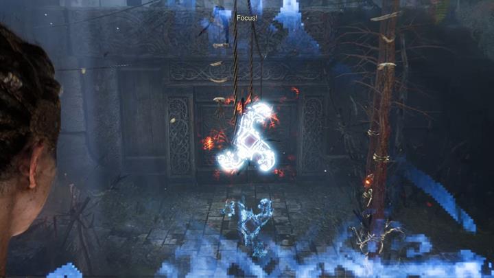 Utwórz symbol i otwórz pierwsze wrota. - Hellblade Senuas Sacrifice: Pierwsze wrota, Legowisko Valravna - Hellblade: Senuas Sacrifice - poradnik do gry