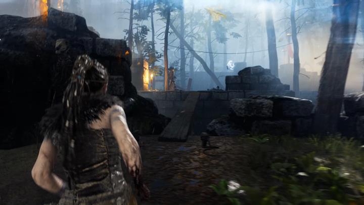 Przejdź kładką dalej. - Hellblade Senuas Sacrifice: Trzecie wrota w Legowisku Valravna - Hellblade: Senuas Sacrifice - poradnik do gry