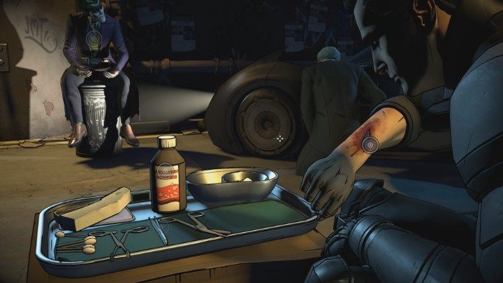 Ujrzysz scenę widoczną na powyższym obrazku - Rozdział 2 - Defender | Solucja Batman The Enemy Within - Batman: The Telltale Series - The Enemy Within - poradnik do gry