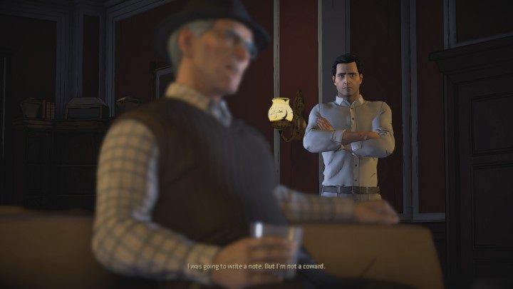 Teraz Bruce uda się do swojej posiadłości - okaże się, że Alfred chce opuścić Batmana - Rozdział 5 - Darkest Before the Dawn | Solucja Batman The Enemy Within - Batman: The Telltale Series - The Enemy Within - poradnik do gry
