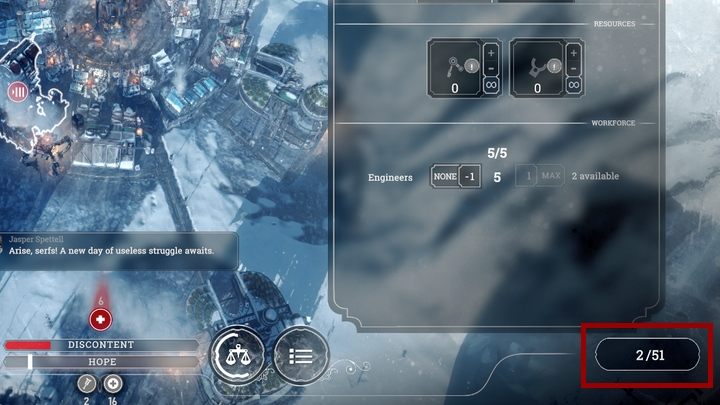 Liczba mieszkańców twojego miasta jest bardzo mała. - The Arks, scenariusz Frostpunk - Frostpunk - poradnik do gry