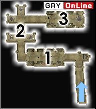 Zależnie od poziomu twojej postaci w [1] i [3] znajdziesz jednego, a w [2] trzech: Młokosów, Postrachów Klanów, Atronachów, Dremor, Żarłaczy, Złotych Świętych, Skrzydlatych Mroków lub Daedrothów - Pozostałe miejsca | ŚWIAT - Andasreth | The Elder Scrolls III: Morrowind - The Elder Scrolls III: Morrowind - poradnik do gry