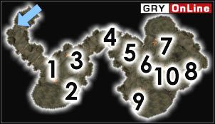 Wojownik Kwama, Zwiadowca Kwama lub Robotnik Kwama będzie w [1], [2], [3], [4], [6], [7], [8] i [9] - Pozostałe miejsca | ŚWIAT - Dagon Fel | The Elder Scrolls III: Morrowind - The Elder Scrolls III: Morrowind - poradnik do gry
