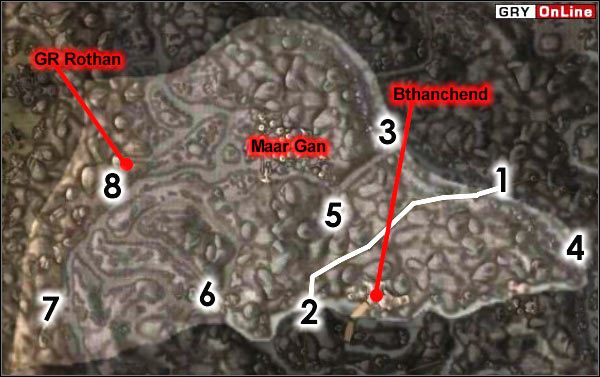 [1] - Jeden z końców Upiornej Bariery w tej lokacji - Mapa Główna | ŚWIAT - Maar Gan | The Elder Scrolls III: Morrowind - The Elder Scrolls III: Morrowind - poradnik do gry