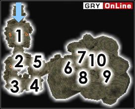 W [1] leży Martwy Górnik z Kopalni Jaj - Pozostałe miejsca | ŚWIAT - Obóz Ahemmusa | The Elder Scrolls III: Morrowind - The Elder Scrolls III: Morrowind - poradnik do gry
