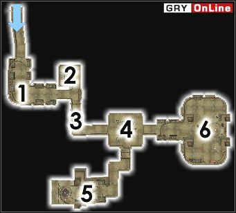 Spójrz w prawo na ścianę, jak tylko znajdziesz się w grobowcu - leży na niej Klucz do Grobowca Aran - Pozostałe miejsca | ŚWIAT - Obóz Erabenimsun | The Elder Scrolls III: Morrowind - The Elder Scrolls III: Morrowind - poradnik do gry