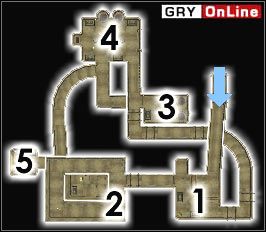 Zejdź po schodach na dół do [1], gdzie czeka cię Zjawa Przodków - Pozostałe miejsca | ŚWIAT - Pelagiat | The Elder Scrolls III: Morrowind - The Elder Scrolls III: Morrowind - poradnik do gry