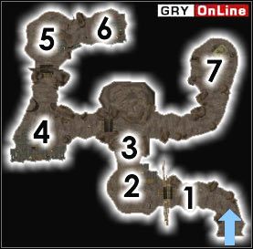 W [1] zabijesz rzucającego zaklęcia Vavesa Viritha, idź dalej do [2] - zabij tam Drendrisę Faleroth (nosi Kościany Kirys i Kościane Buty, uzbrojona jest w topór) - Pozostałe miejsca | ŚWIAT - Suran | TES III Morrowind - The Elder Scrolls III: Morrowind - poradnik do gry