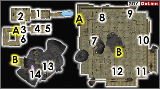 Na początku pokonasz Kościeja, Szkielet, Zjawę Przodka lub Truposza w [1], [2], [3] i [4] - Pozostałe miejsca | ŚWIAT - Tel Branora | TES III Morrowind - The Elder Scrolls III: Morrowind - poradnik do gry