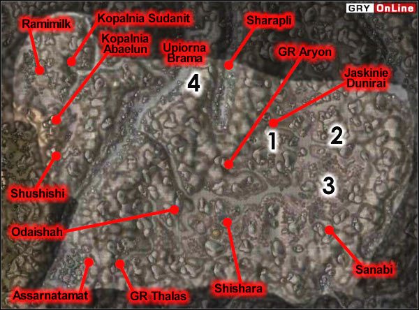 [1] - Są tu niezbyt rozmowni górnicy - Undil i Telinturlo - Mapa Główna | ŚWIAT - Upiorna Brama | TES III Morrowind - The Elder Scrolls III: Morrowind - poradnik do gry