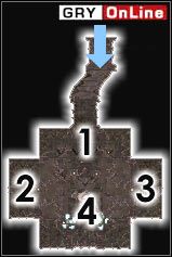 W [1] pokonasz Tolasi Belas - ma jakiś długi miecz, posiada też księgę 36 Lekcji Viveka, Kazanie 12 (podnosi o 1 Ciężki Pancerz, w [2] - Thovasi Alen (ma na sobie Buty Podchodów), a w [3] - Dremorę, Daedrotha, Księcia Dremor - Pozostałe miejsca | ŚWIAT - Upiorna Brama | TES III Morrowind - The Elder Scrolls III: Morrowind - poradnik do gry