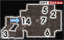 W [1] będziesz musiał walczyć z Jathlanie (odziany w stalową zbroję, ma Srebrny Długi Miecz), a w [2] - z czarującym Ernarden Genisem (ma przy sobie księgę Deszczowa Dłoń 2920, podnosi ona o 1 Przywrócenie) - Pozostałe miejsca | ŚWIAT - Vas | TES III Morrowind - The Elder Scrolls III: Morrowind - poradnik do gry