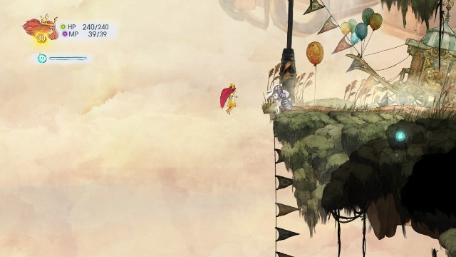 Gdy wlecisz na samą górę po lewej stronie spotkasz Tristisa - Rozdział 7 - The Duke and the Dutchess | Opis przejścia | Child of Light - Child of Light - poradnik do gry