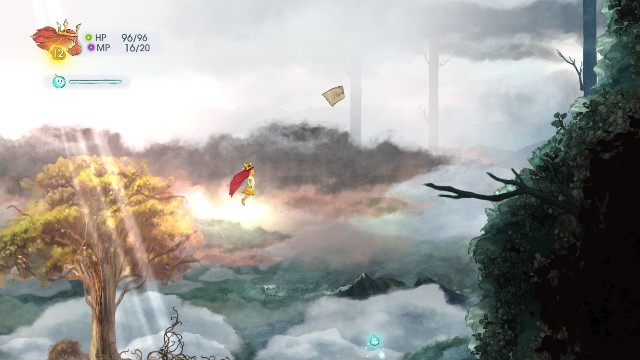 Nad miejscem gdzie zabiłeś 2 bossa będzie kolejna wiadomość - Rozdział 3 | Sekrety i znajdźki | Child of Light - Child of Light - poradnik do gry