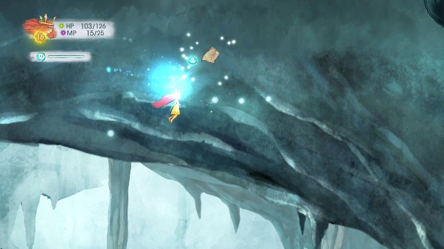 Jeśli podążać będziesz w prawo znajdziesz wielką rzeźbę głowy - Rozdział 4 | Sekrety i znajdźki | Child of Light - Child of Light - poradnik do gry