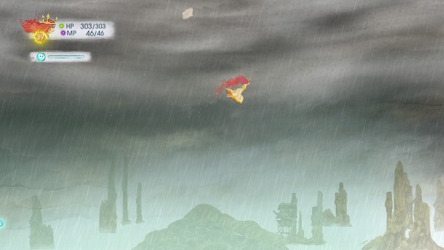 Jeśli chcesz zdobyć wiadomość musisz polecieć od domków do góry pod samymi chmurami - Rozdział 9 | Sekrety i znajdźki | Child of Light - Child of Light - poradnik do gry