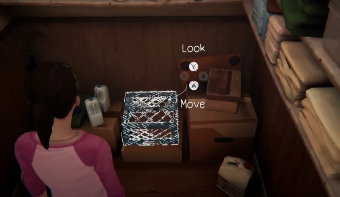 Jako, że Max nie grzeszy wzrostem musi ustawić sobie rzeczy, które jej pomogą otworzyć wejście - Rozdział 2 - Farewell, solucja Life Is Strange Before The Storm - Life Is Strange: Before the Storm - poradnik do gry