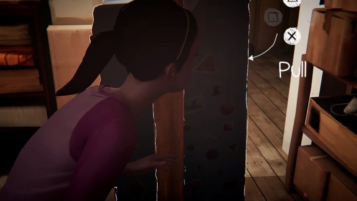Po przesunięciu biurka będziesz mógł przesunąć szafkę (PULL) - Rozdział 2 - Farewell, solucja Life Is Strange Before The Storm - Life Is Strange: Before the Storm - poradnik do gry