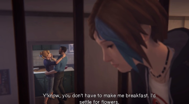 W kuchni zastaniesz szczęśliwą Joyce z Davidem - Rozdział 2 Epizod 3 Hell Is Empty Life Is Strange Before the Storm | Solucja - Life Is Strange: Before the Storm - poradnik do gry