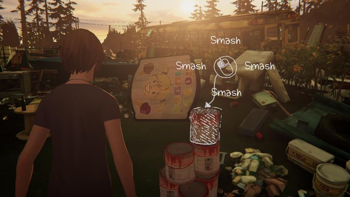 Teraz uderz puszki z farbą - Wszystkie Graffiti | Epizod 1 | Solucja Life Is Strange Before the Storm - Life Is Strange: Before the Storm - poradnik do gry