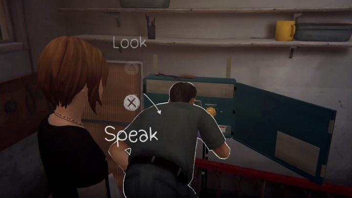 Po skończonej rozmowie z Evanem idź do pomieszczenia gospodarczego obok szkoły - Rozdział 3 - Akademia Blackwall | Solucja Epizod 2 - Life Is Strange: Before the Storm - poradnik do gry
