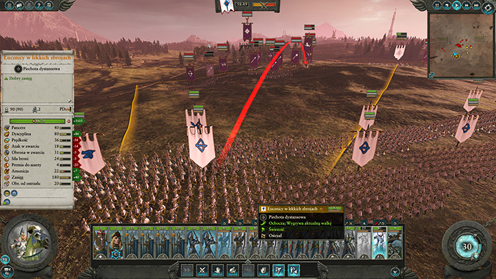 Podczas walk na równinach trudno o uzyskanie przewagi nad wrogiem. - Taktyki i wykorzystanie terenu | Prowadzenie bitew w Total War Warhammer II - Total War: Warhammer II - poradnik do gry