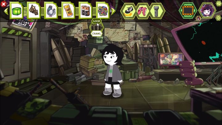 Musisz kliknąć na szyb wentylacyjny i przejść przez niego - Zakończenie | Opis przejścia - Akt 1 | Hiveswap - Hiveswap - poradnik do gry
