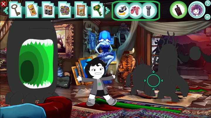 Rzeczy do walki znajdują się po prawej stronie górnego paska - Mechanika rozgrywki i walka | Hiveswap - Hiveswap - poradnik do gry