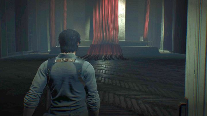 Choć pomieszczenie jest rozległe, jedyna droga prowadzi na wprost. - Rozdział 2 - Coś jest nie tak | Opis przejścia Evil Within 2 - Evil Within 2 - poradnik do gry