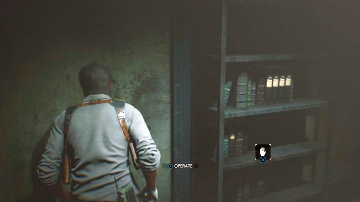 By móc kontynuować, przesuń ten regał. - Rozdział 2 - Coś jest nie tak | Opis przejścia Evil Within 2 - Evil Within 2 - poradnik do gry