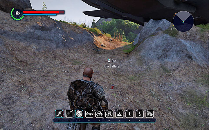 Akumulator elexowy odnajduje się w górach na zachód od Konwerter w Edan - Elementy techniczne potrzebne Falkowi [Falk] | Zadania towarzyszy | Solucja Elex - Elex - poradnik do gry