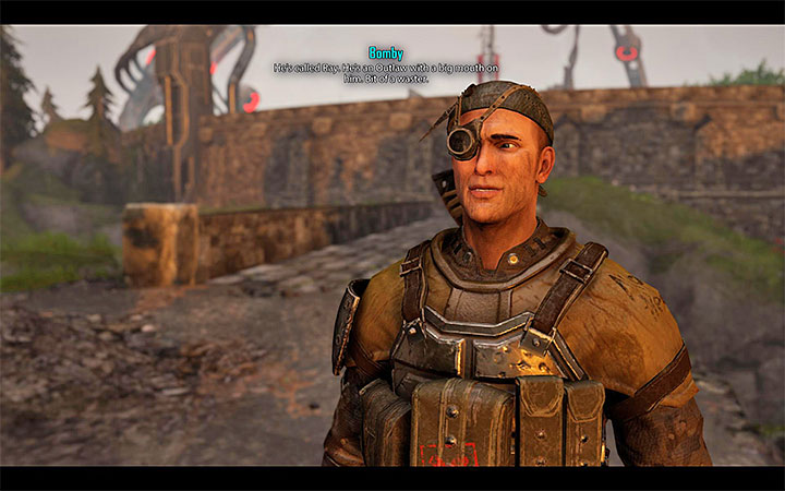 Bomby stoi przy moście do Miasta pod Kopułą. - Garść kryształków [Ray] | Zadania towarzyszy | Solucja Elex - Elex - poradnik do gry