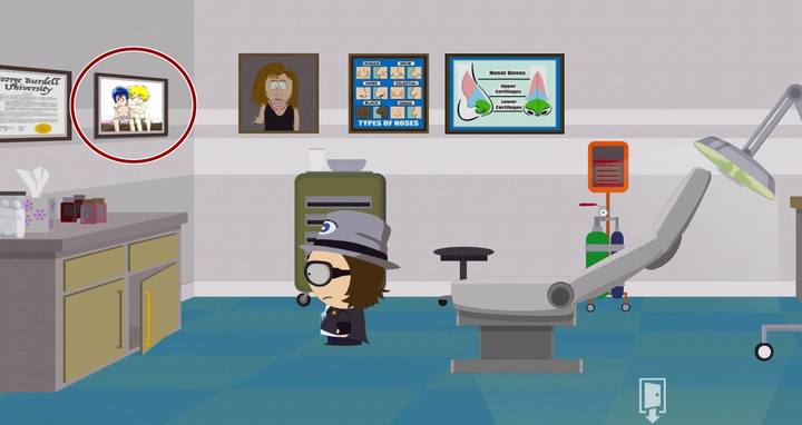 Obrazek Yaoi wisi między innymi zdjęciami - Projekt Yaoi | Zadania poboczne w South Park The Fractured But Whole - South Park: The Fractured But Whole - poradnik do gry