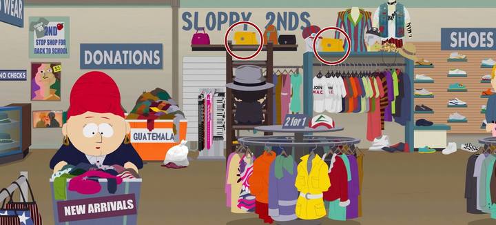 Zebranie zawartości torebek to wymóg zaliczenia łamigłówki - Łamigłówki - sekrety w South Park Fractured But Whole - South Park: The Fractured But Whole - poradnik do gry