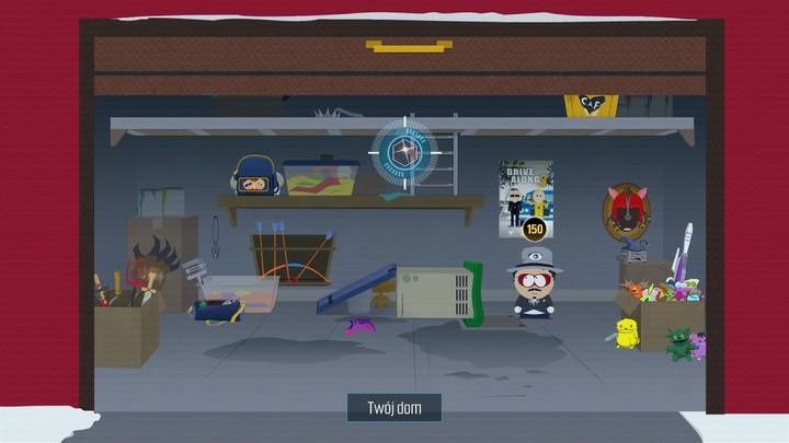 Musisz dostać się do żółtej skrzyni u góry, by zaliczyć łamigłówkę - Łamigłówki - sekrety w South Park Fractured But Whole - South Park: The Fractured But Whole - poradnik do gry